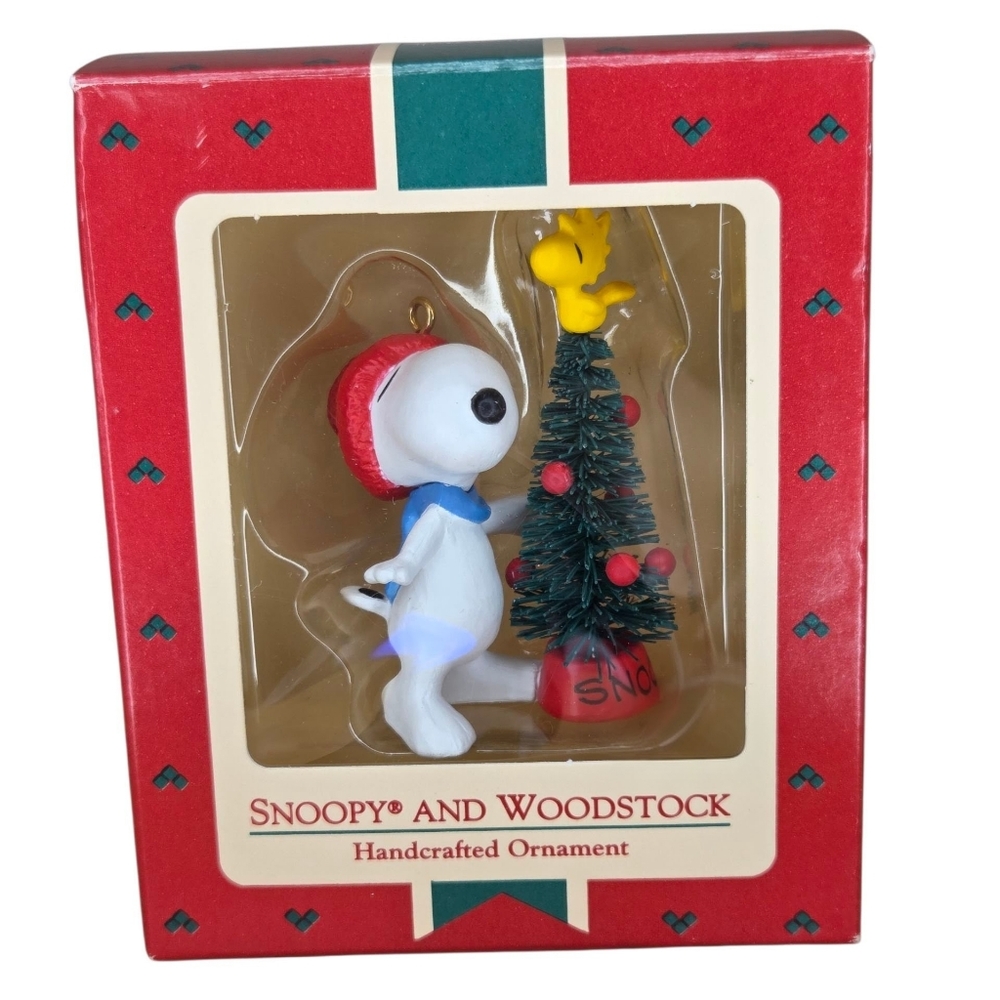 Snoopy and Woodstock‎ Christmas Tree Hallmark Ornament